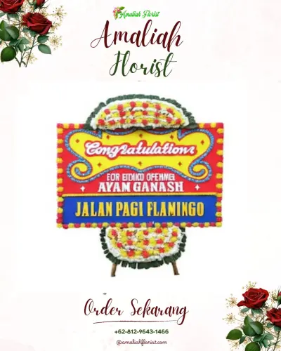 Bunga Papan Congratulation di Rangkapan Jaya